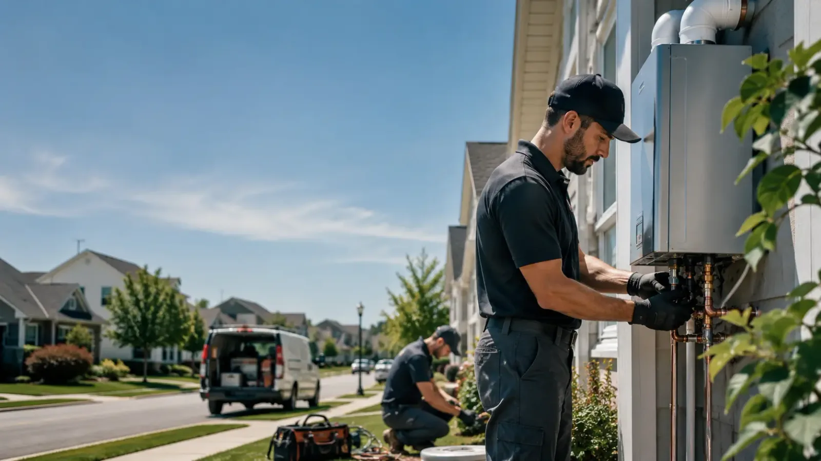 Tankless Water Heater Installation in Claremont, VA